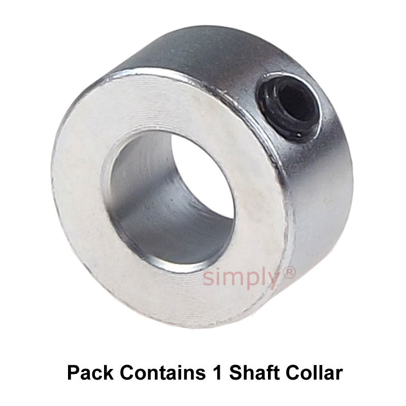 CABUI225ZSW Zinc Plated En8 Steel Shaft Collar 2-1/4x3-1/4x15/16 inch with Set Screw