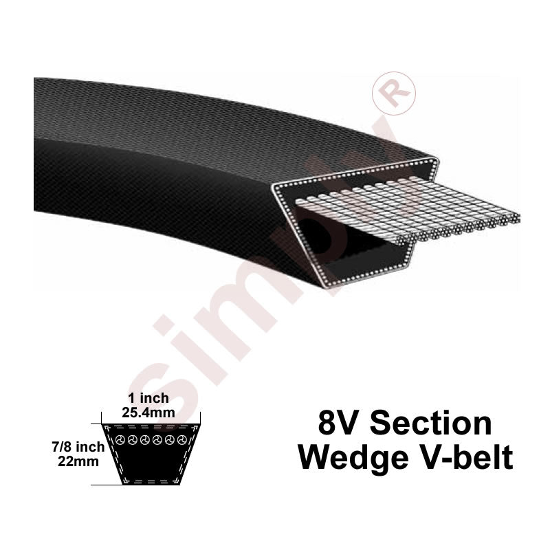 8V1250 Pix Narrow Profile V-Belt