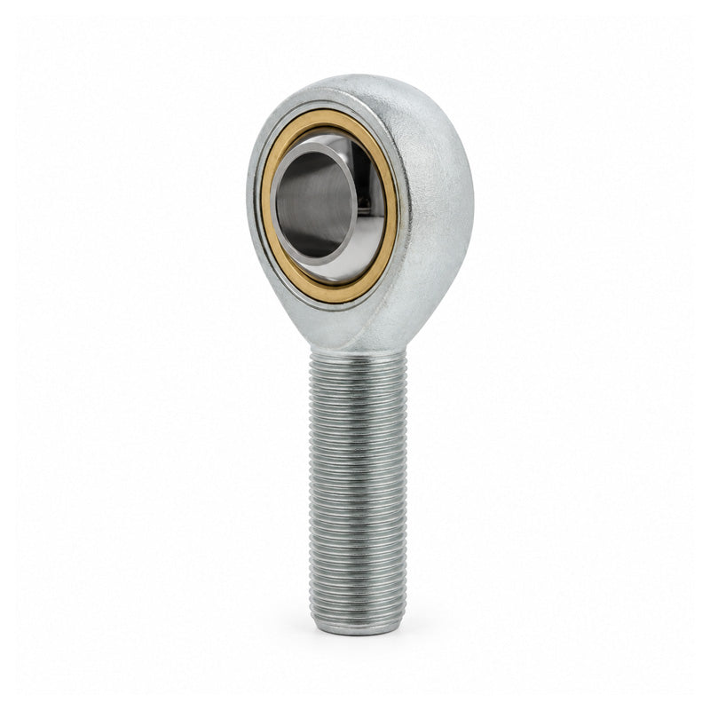 Durbal DPOS12 Maintenance Required Right Hand Metric Steel Male Rod End M12 Thread