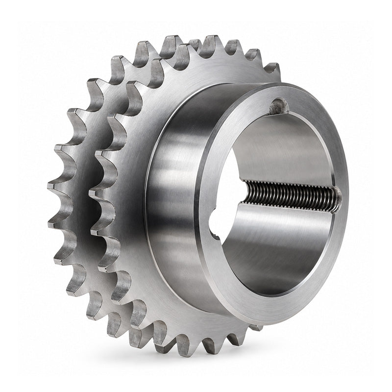 25 Tooth 10B Duplex Reverse Sprocket Tapered Locking Bush Type for 5/8 inch Pitch Chain (Bush not Incl.)