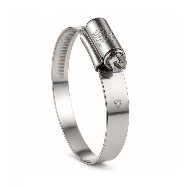 JCS HGS55 304 Stainless Steel Hi-Grip Hose Clip Adjustment Range 40-55mm Band Width 13mm