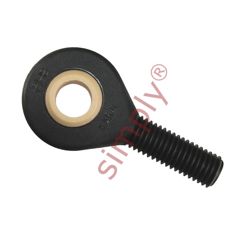 igubal KARM18 Right Hand Male Plastic Rod End 18mm Bore M18x1.5 Thread