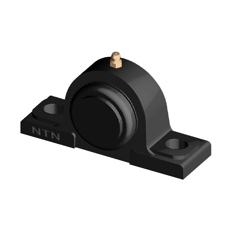 NTN SM-UCPX05-015D1 Imperial Cast Iron Two Bolt Pillow / Plummer Block Housing with 15/16 inch Bore Insert with Steel Plate Cover - Closed Version - Allow 2-3 Days