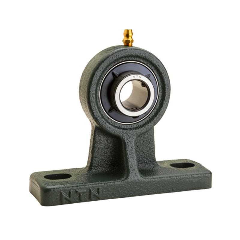 NTN M-UCHP209-112D1 Imperial Cast Iron High Centre Height Two Bolt Pillow / Plummer Block Housing with 1-3/4 inch Bore Insert - Allow 2-3 Days