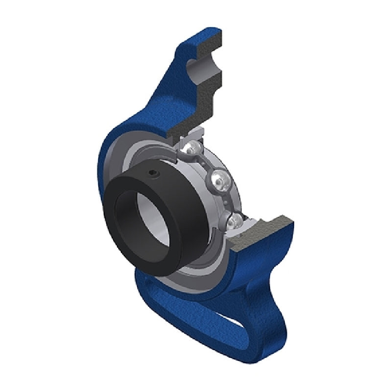 SNR ESFA205N Metric Cast Iron Adjustable Flange Unit with Eccentric Collar Insert 25mm Bore - Allow 2-3 Days