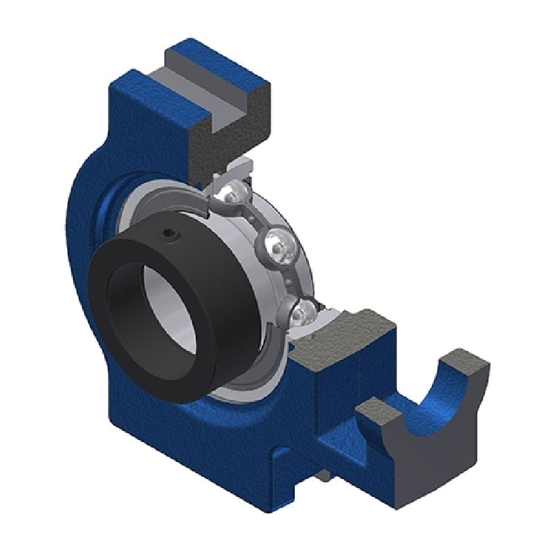 SNR EST212 Metric Cast Iron Take Up Unit with Eccentric Collar Insert 60mm Bore - Allow 2-3 Days