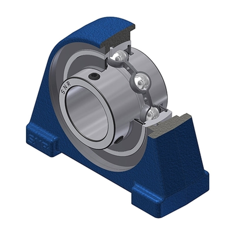 SNR UCPAE210N Threaded Base Small Footprint Metric Pillow / Plummer Block Housing Supplied with 50mm Bore Insert - Allow 2-3 Days