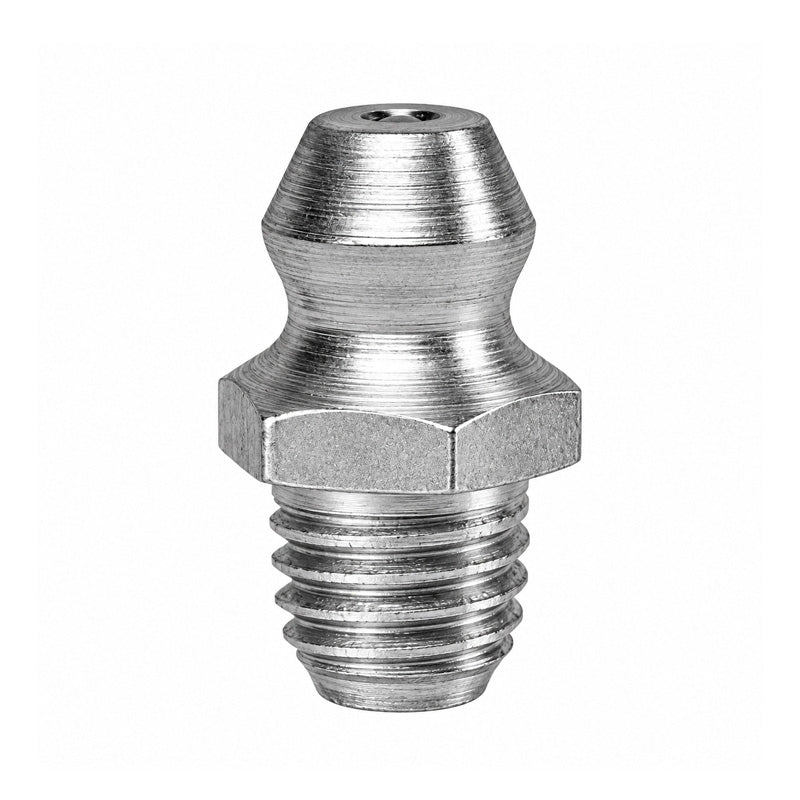 M8 X 1.25 Taper Straight Mild Steel Hydraulic Grease Nipples - Pack of 500