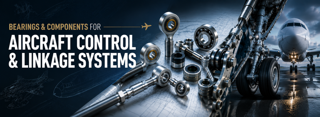 Bearings & Components for Aircraft Control & Linkage Systems