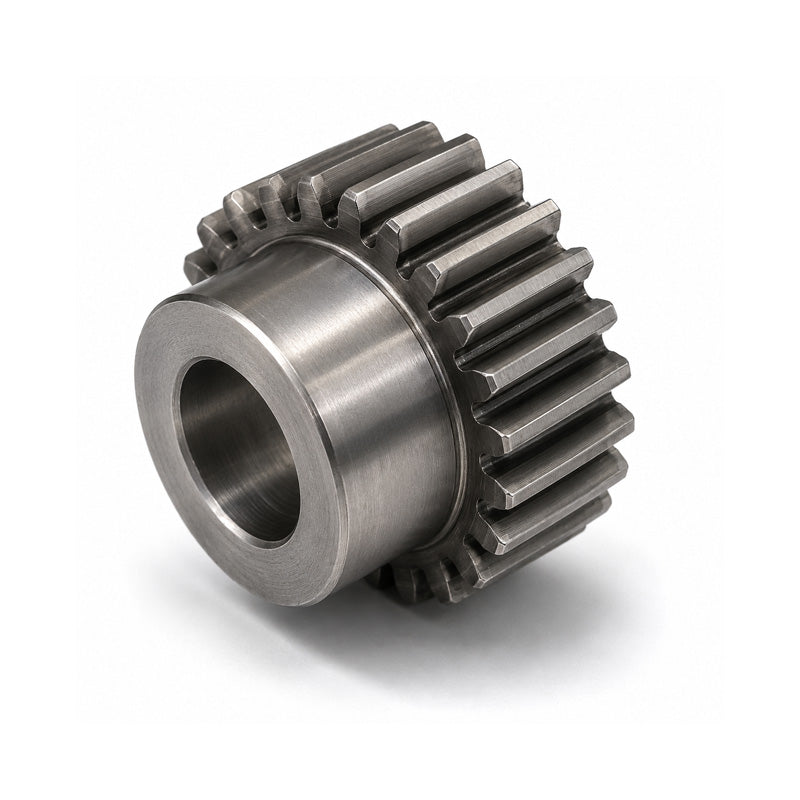 SS05/55B-5 Metric EN8 Spur Gear 55 Tooth 0.5 Mod Pilot Bored 5mm (H8)
