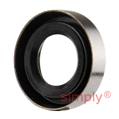 12x20x5mm Metal Cased Nitrile Rubber Single Lip Rotary Shaft Oil Seal SB Type