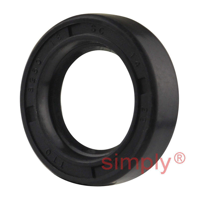 14x22x6mm Nitrile Rubber Single Lip Rotary Shaft Oil Seal with Garter Spring SC / R21