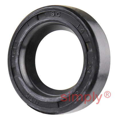 14x23x6mm Nitrile Rubber Single Lip Rotary Shaft Oil Seal with Garter Spring SC / R21