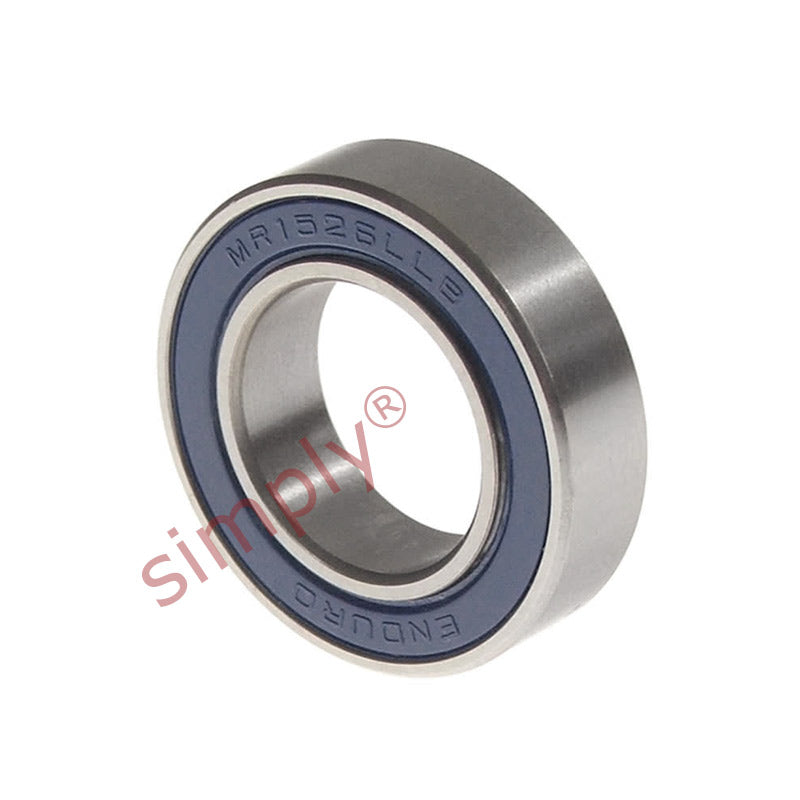 ENDURO MR152682RS Rubber Sealed Deep Groove Ball Bearing 15x26x8mm