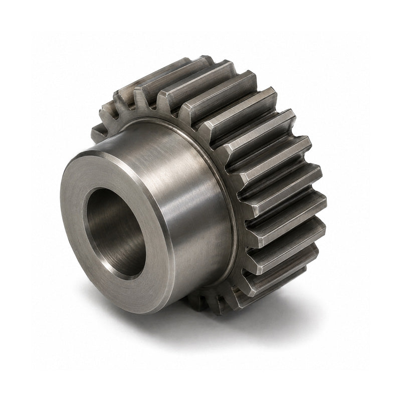 SSB15/30B-10 Metric EN8 Spur Gear 30 Tooth 1.5 Mod Pilot Bored 12mm Or Smaller (H8) Black Oxide Finish