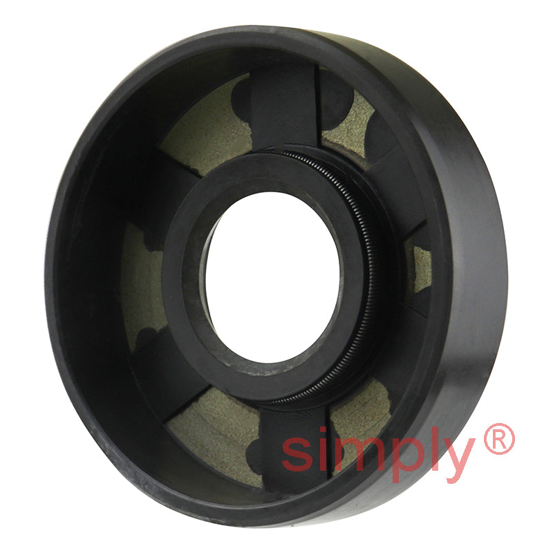 15x40x10mm Nitrile Rubber Single Lip Rotary Shaft Oil Seal with Garter Spring SC / R21