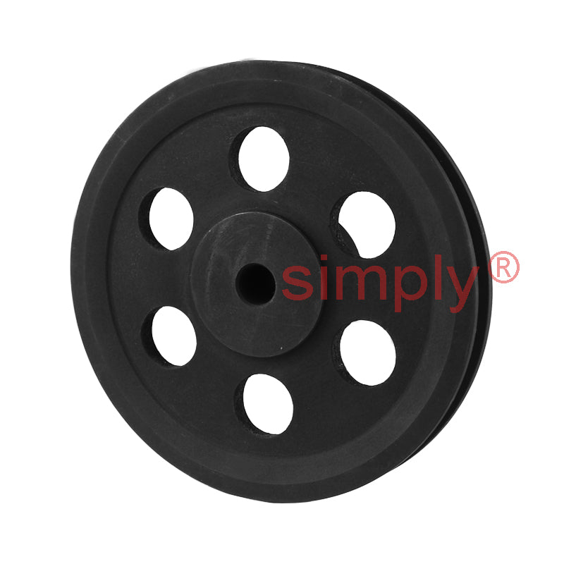 160X1SPZ 160mm Pitch Diameter SPB Section Pulley with 1 Groove Pilot Bore