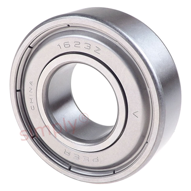 Major Brand 1623ZZ Metal Shielded Deep Groove Ball Bearing 0.625x1.375x0.4375 inch