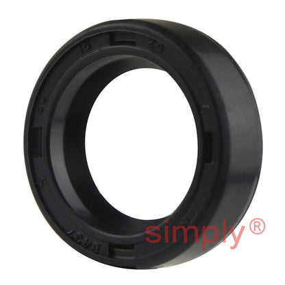 16x24x7mm Nitrile Rubber Single Lip Rotary Shaft Oil Seal with Garter Spring SC / R21