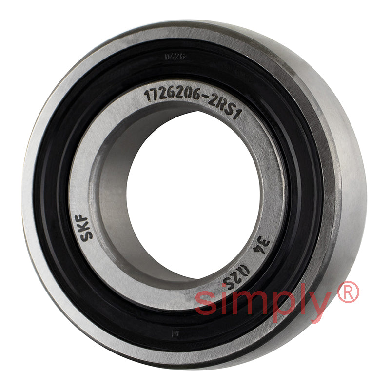 Major Brand 17262062RS1 Spherical Outside Dia Deep Groove Ball Bearing 30x62x16mm