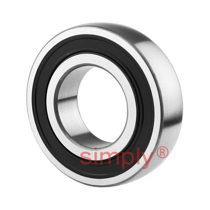 Budget 17263052RS Spherical Outside Dia Deep Groove Ball Bearing 25x62x17mm