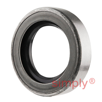1.12x1.83x0.43 inch Metal Cased Nitrile Rubber Rotary Shaft Oil Seal with Garter Spring and Wiper Lip