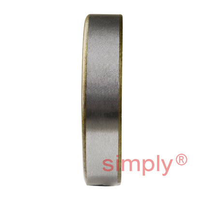 1.25x2x0.43 inch Metal Cased Nitrile Rubber Double Lip Rotary Shaft Oil Seal with Garter Spring R6 / TB Style