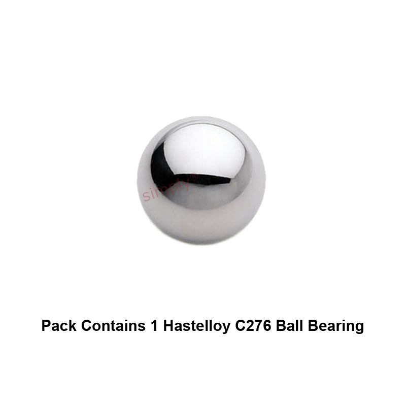 35mm Diameter Hastelloy C276 Ball - Allow 1-2 Days