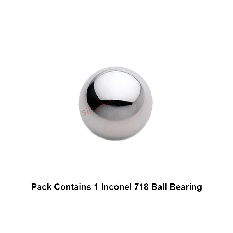 6mm Diameter Inconel 718 Ball - Allow 2-3 Days