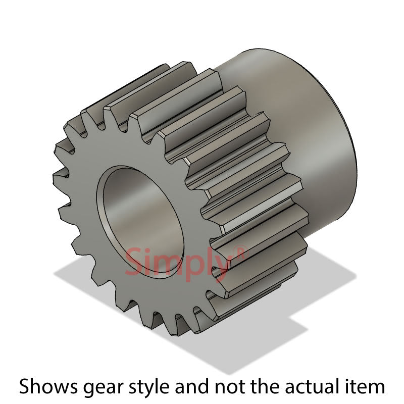 STS10/12B-5 Metric Stainless Steel Spur Gear 12 Tooth 1 Mod Bored 5mm (H8)
