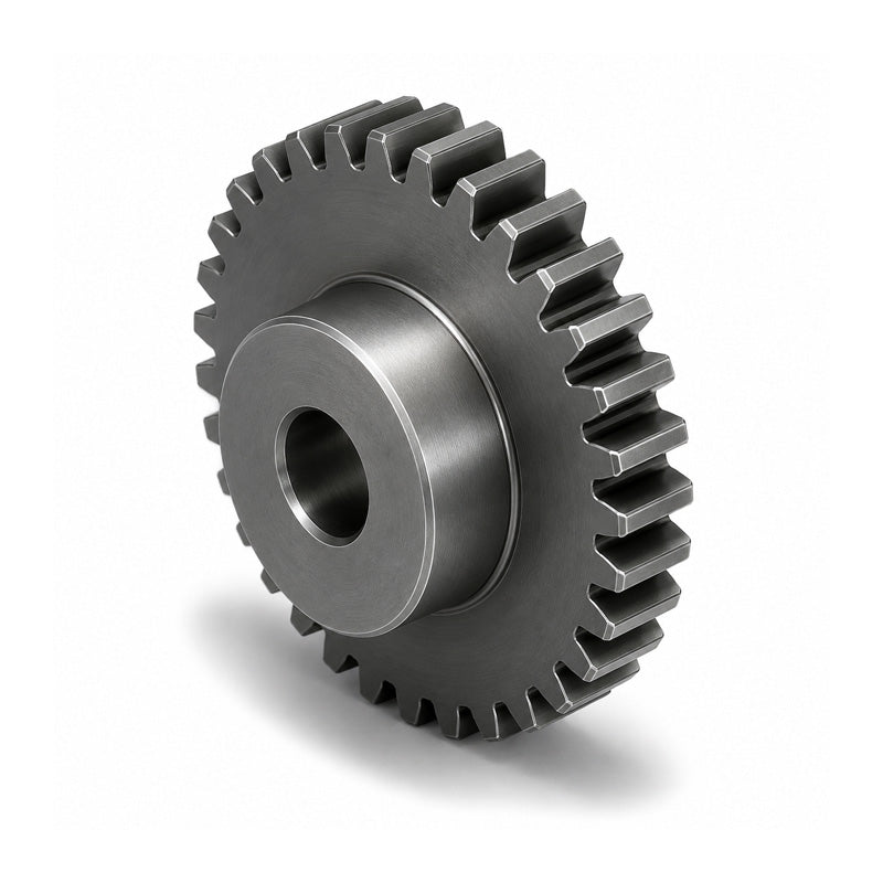 SS20DP/12B-0.3125 Imperial EN8 Steel Spur Gear 12 Tooth 20 DP Bored 0.3125 inch (H8)
