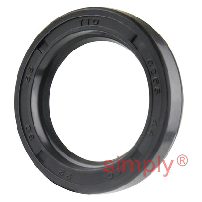 22x32x5.5mm Nitrile Rubber Single Lip Rotary Shaft Oil Seal with Garter Spring SC / R21