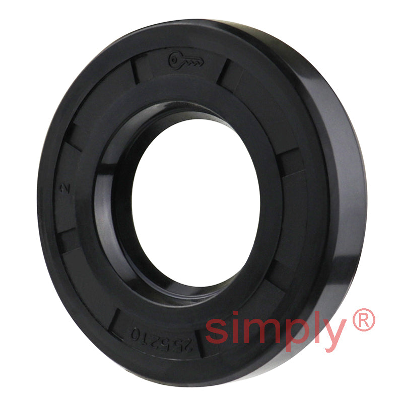 25x52x10mm Nitrile Rubber Single Lip Rotary Shaft Oil Seal with Garter Spring SC / R21