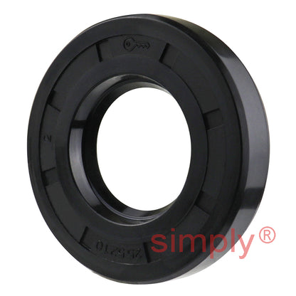 25x52x10mm Nitrile Rubber Single Lip Rotary Shaft Oil Seal with Garter Spring SC / R21