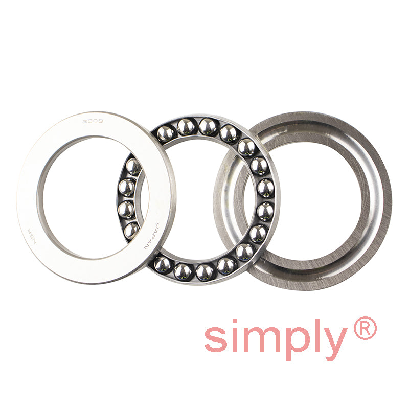 NSK 2909 Axial Deep Groove Ball Bearing 45x68x16mm