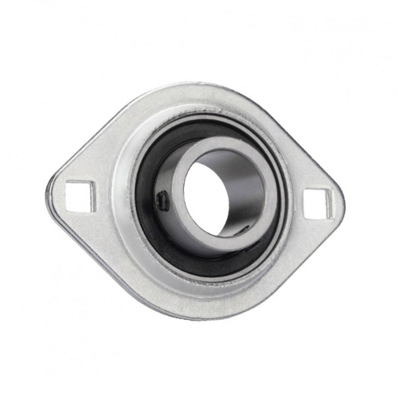 SBPFL205-16 Oval 2 Bolt Pressed Steel Bearing Housing with 1 inch insert