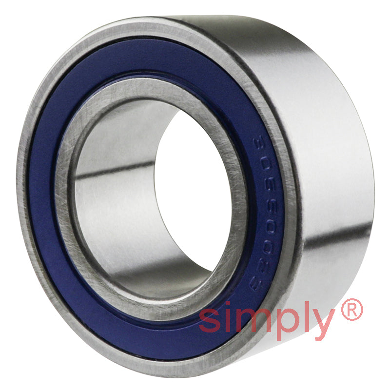 Major Brand 30BD40DF2 Rubber Sealed Air Conditioner Double Row Deep Groove Ball Bearing 30x55x23mm