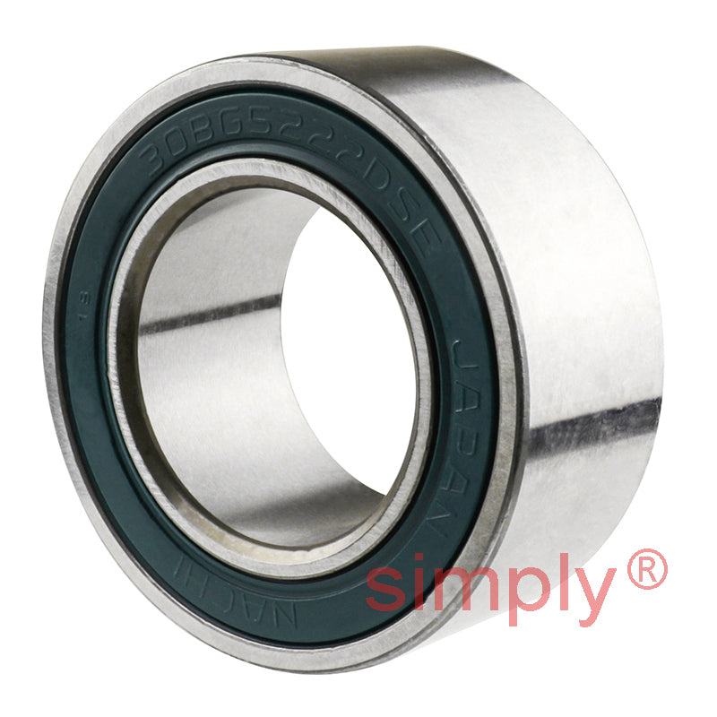 Major Brand 30BG05S2G2DS Rubber Sealed Air Conditioner Double Row Deep Groove Ball Bearing 30x52x22mm