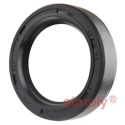 35x50x12mm Nitrile Rubber Single Lip Rotary Shaft Oil Seal with Garter Spring SC / R21