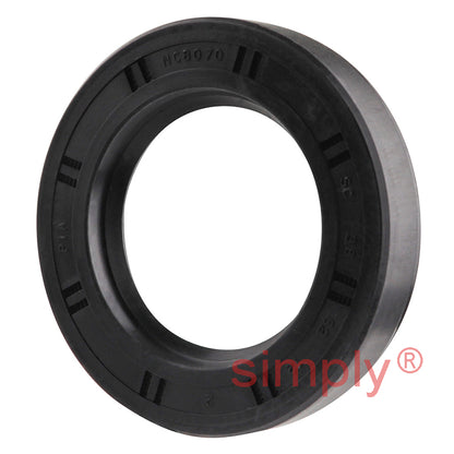 38x62x12mm Nitrile Rubber Single Lip Rotary Shaft Oil Seal with Garter Spring SC / R21