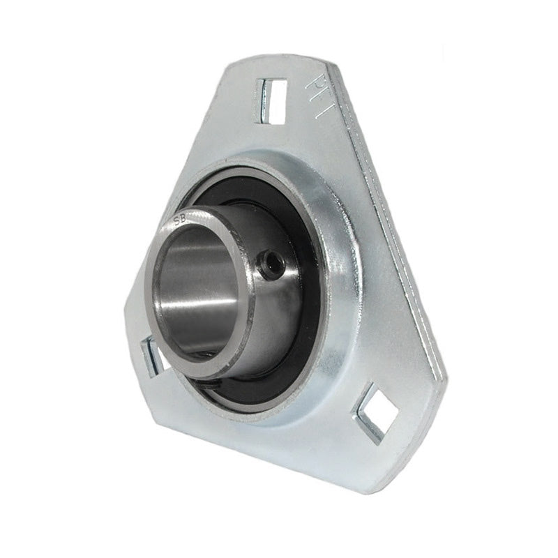 SBPFT201 Pressed Steel 3 Bolt Triangle Flange Housing with 12mm insert