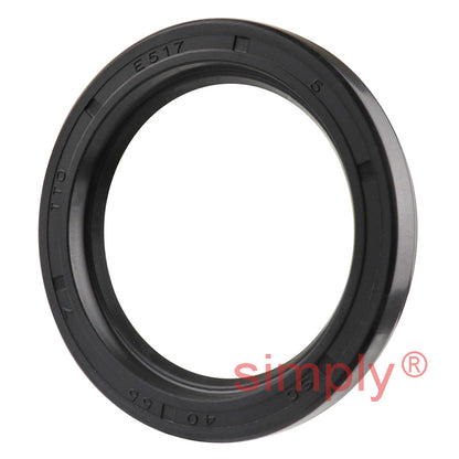 40x55x7mm Nitrile Rubber Single Lip Rotary Shaft Oil Seal with Garter Spring SC / R21
