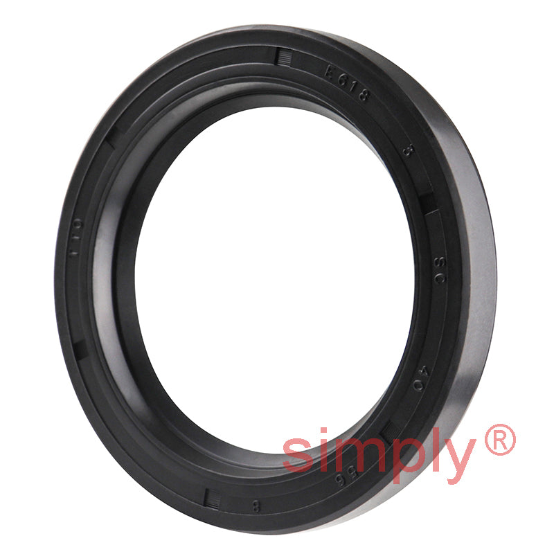40x56x8mm Nitrile Rubber Single Lip Rotary Shaft Oil Seal with Garter Spring SC / R21