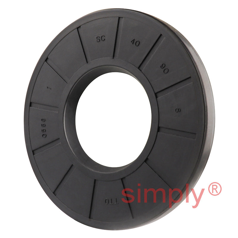 40x90x8mm Nitrile Rubber Single Lip Rotary Shaft Oil Seal with Garter Spring SC / R21