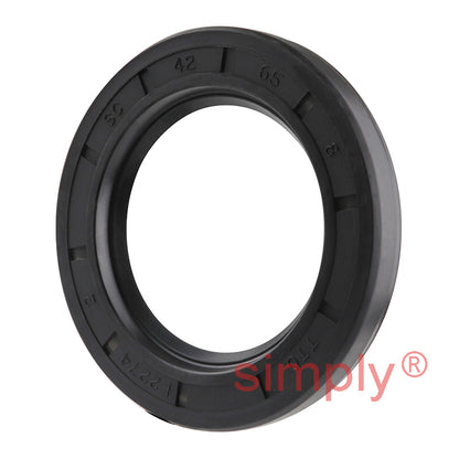 42x65x8mm Nitrile Rubber Single Lip Rotary Shaft Oil Seal with Garter Spring SC / R21