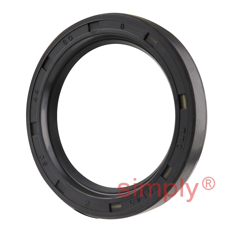 44x60x8mm Nitrile Rubber Single Lip Rotary Shaft Oil Seal with Garter Spring SC / R21