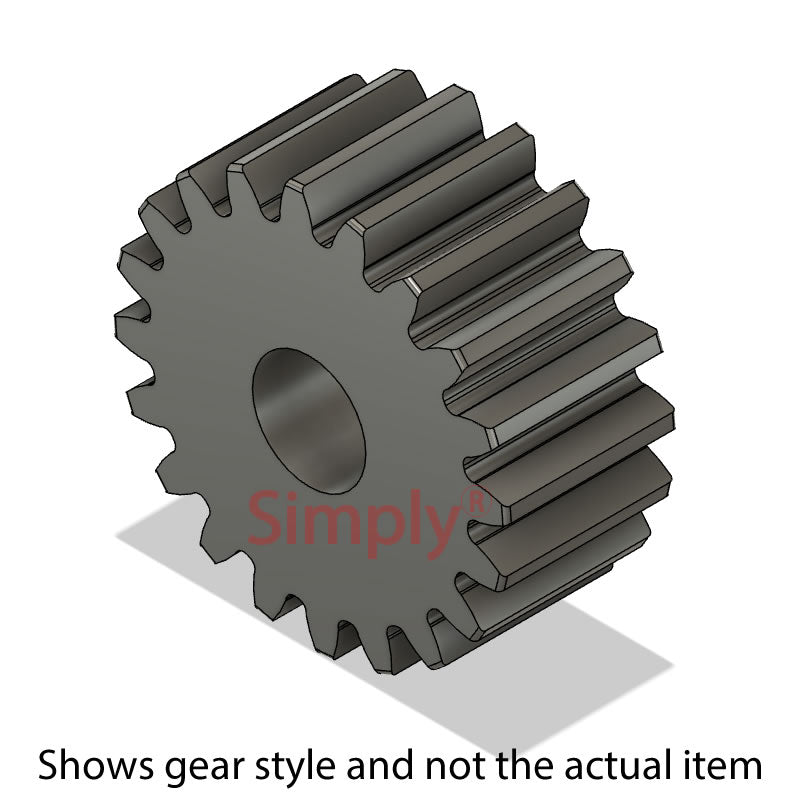 SS50/40A-30 Metric EN8 Spur Gear 40 Tooth 5 Mod Pilot Bored 30mm (H8)