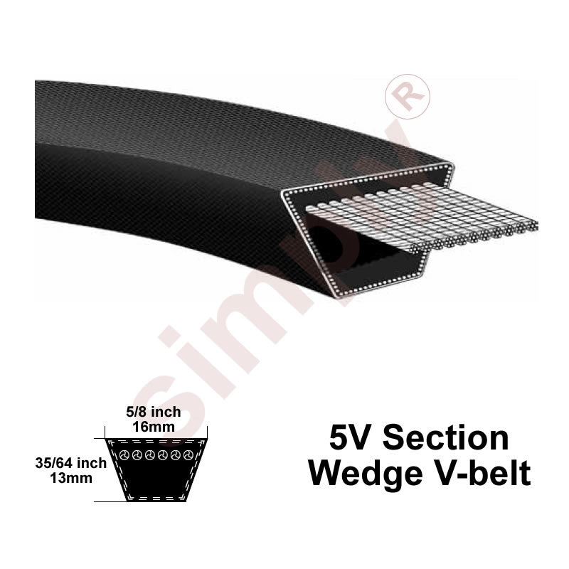 Major Brand 5V2120 Narrow Profile V-Belt