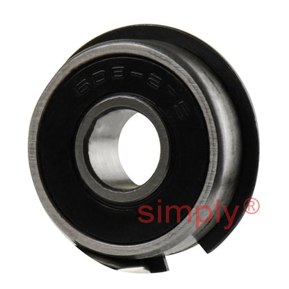 6082RSNR Budget Rubber Sealed Deep Groove Ball Bearing with Snap Ring 8x22x7mm 