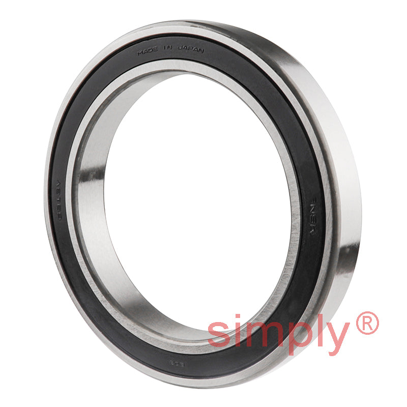 Major Brand 619132RZ Thin Section Deep Groove Ball Bearing with Two Low Friction Rubber Seals 65x90x13mm